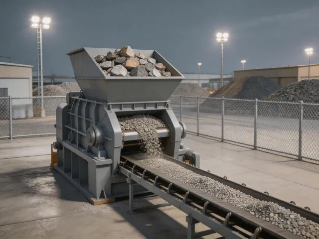 Recycling crushing process