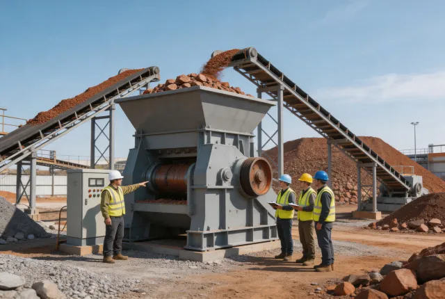 Copper mine crushing project