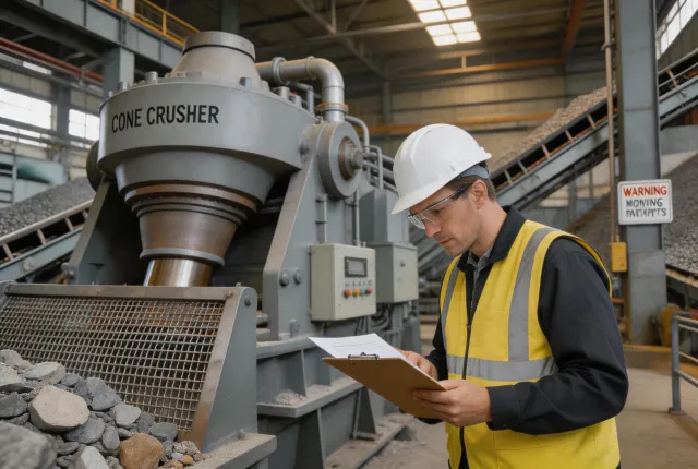 Industrial minerals crusher service project